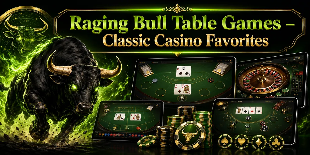 Raging Bull Table Games – Classic Casino Favorites